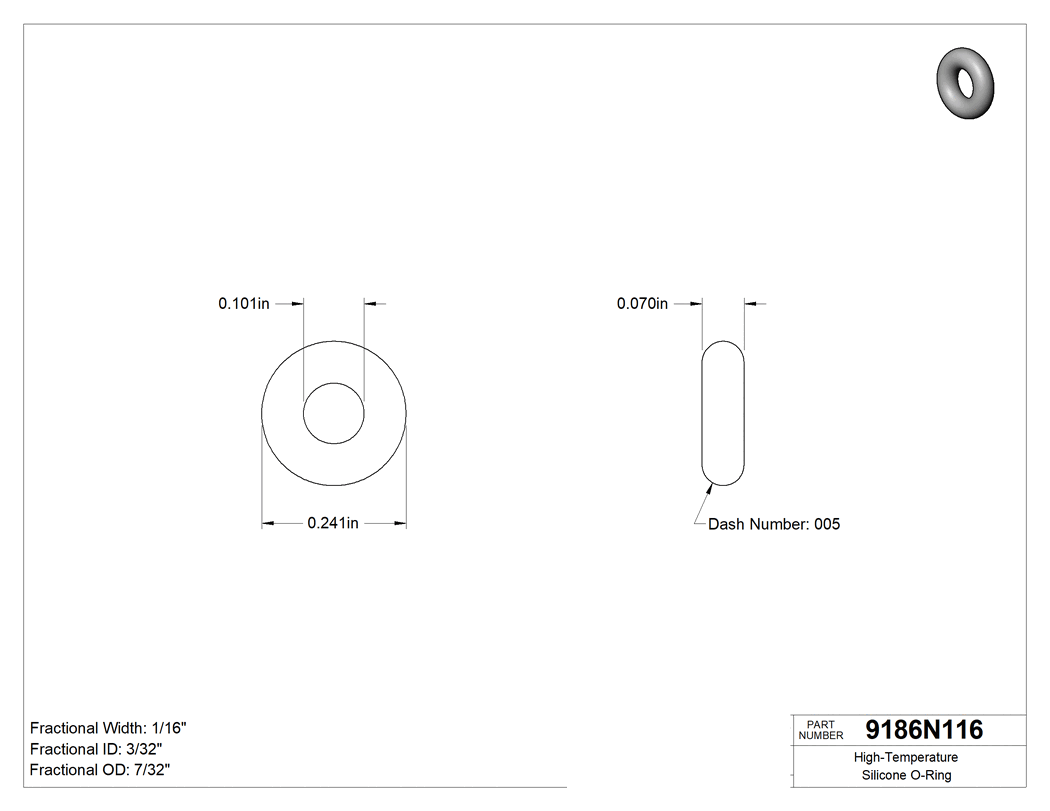 Technical drawing - 9186N116